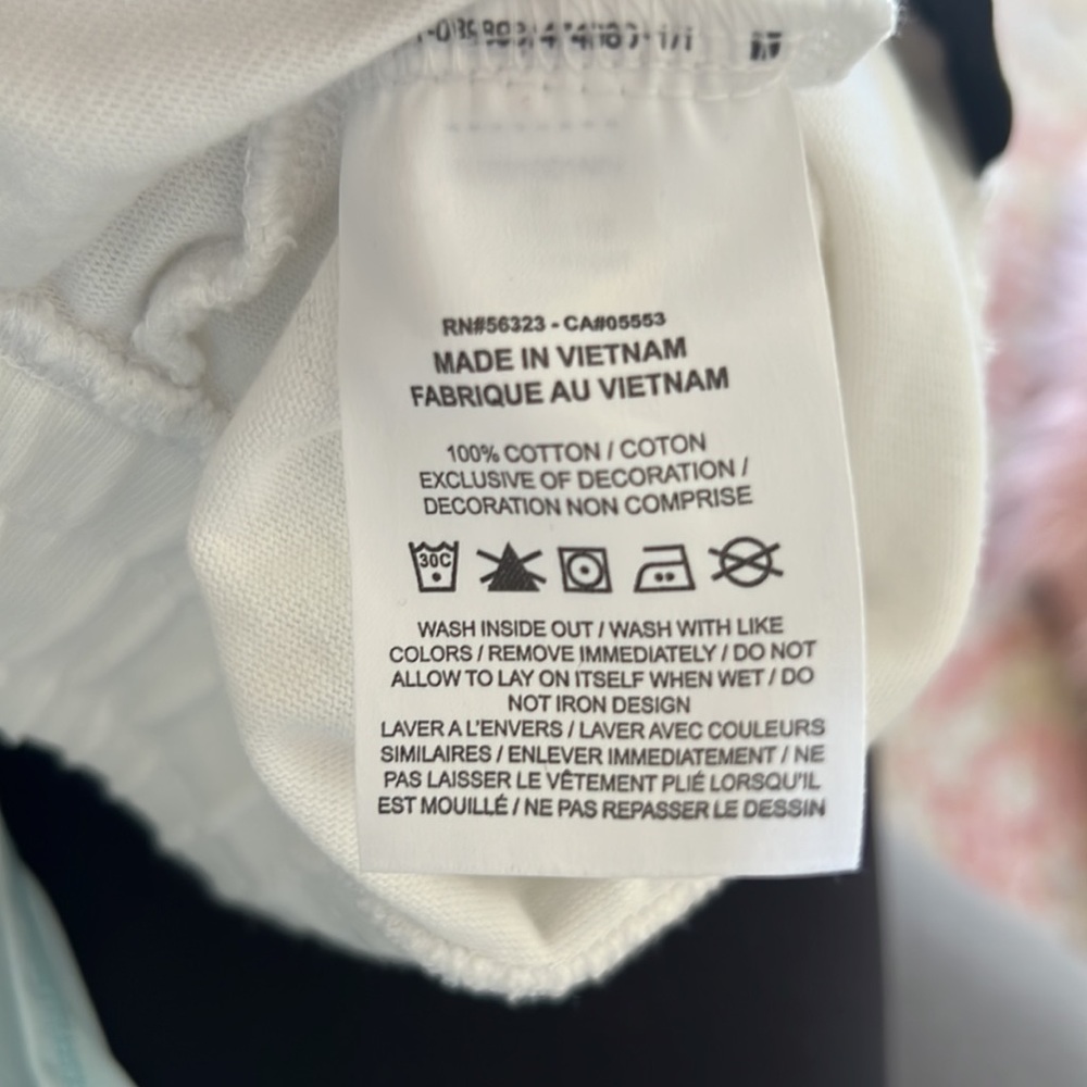 Nike White Cropped Sweatpants - Picture 8 of 8